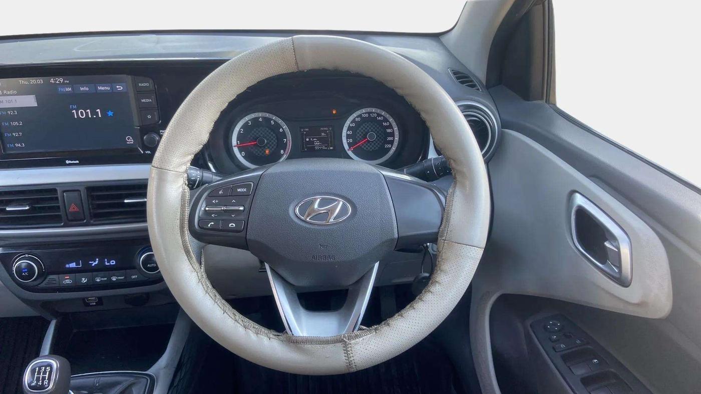 2021 Hyundai GRAND I10 NIOS SPORTZ 1.2 KAPPA VTVT CNG, CNG, Manual, 99,422 km, Steering Wheel Close Up