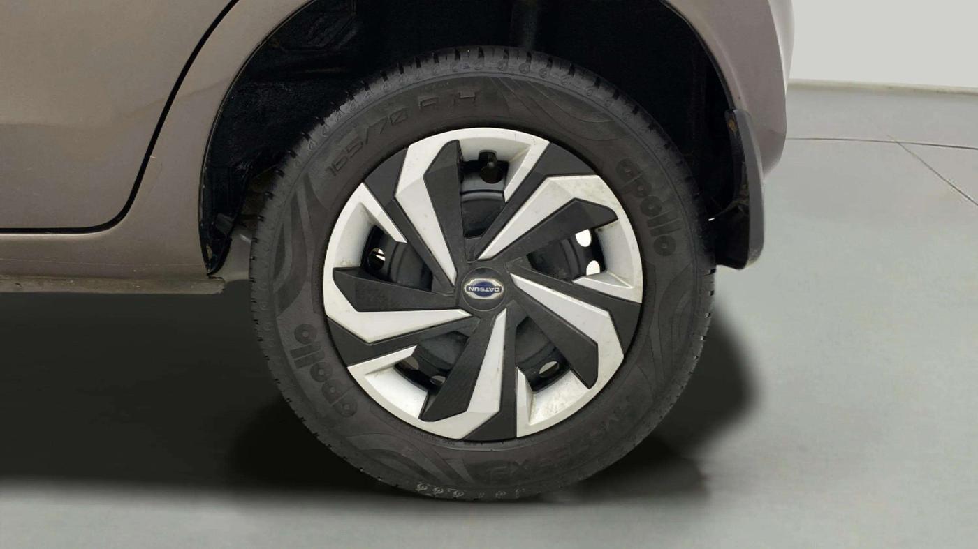 2020 Datsun Redi Go T(O) 1.0 AMT, Petrol, Automatic, 13,569 km, Left Rear Wheel