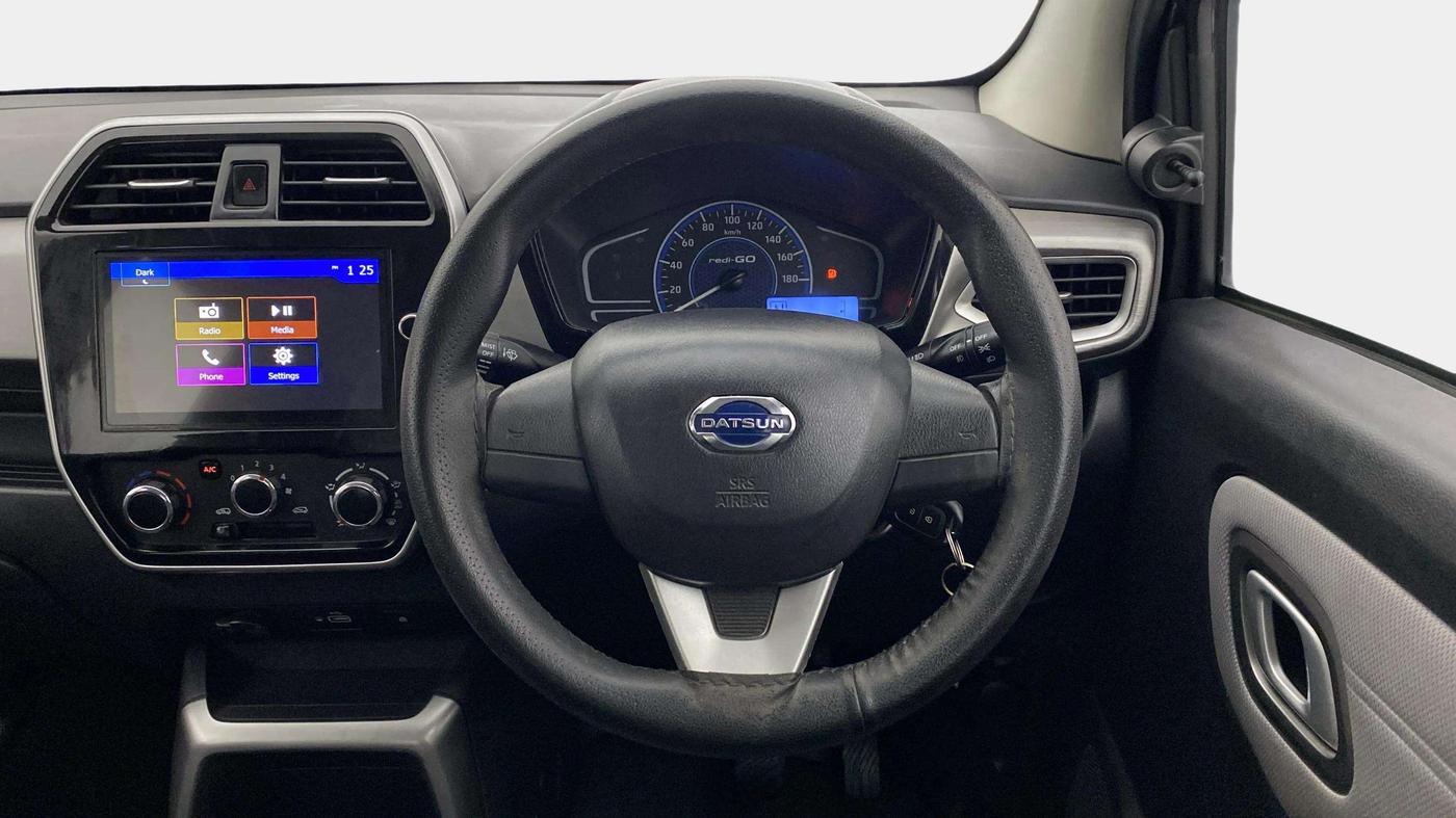 2020 Datsun Redi Go T(O) 1.0 AMT, Petrol, Automatic, 13,569 km, Steering Wheel Close Up