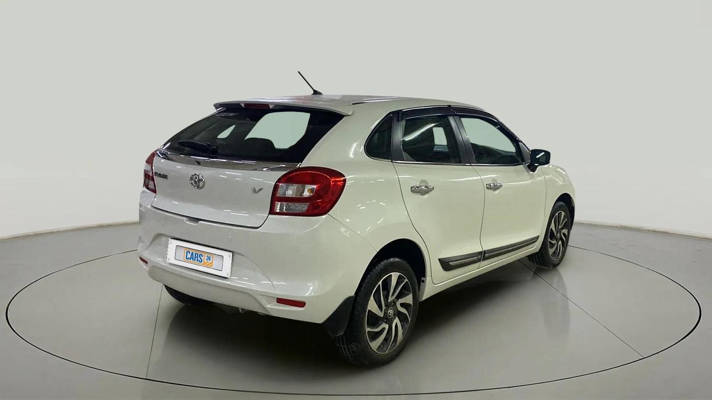 2021 Toyota Glanza V CVT, Petrol, Automatic, 23,238 km, Right Back Diagonal
