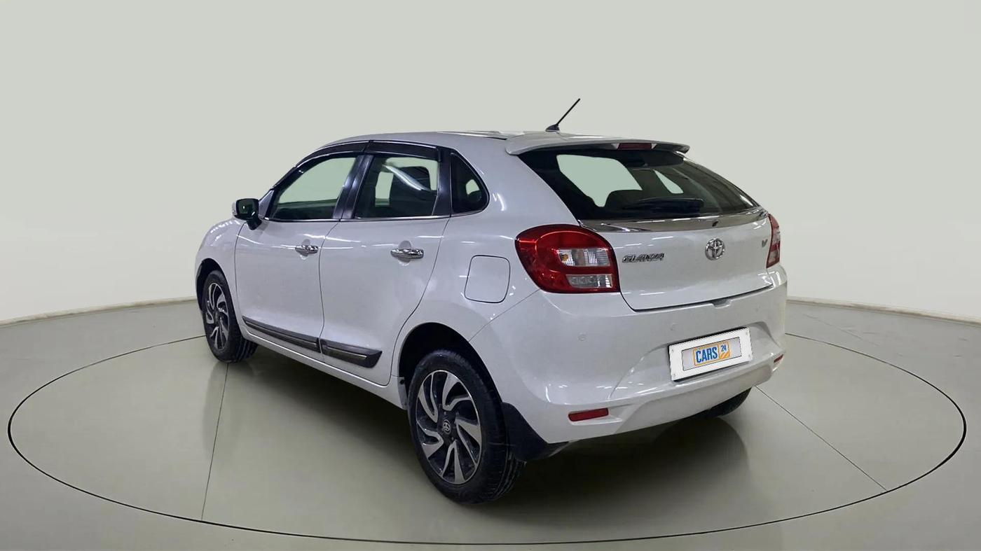 2021 Toyota Glanza V CVT, Petrol, Automatic, 23,238 km, Left Back Diagonal