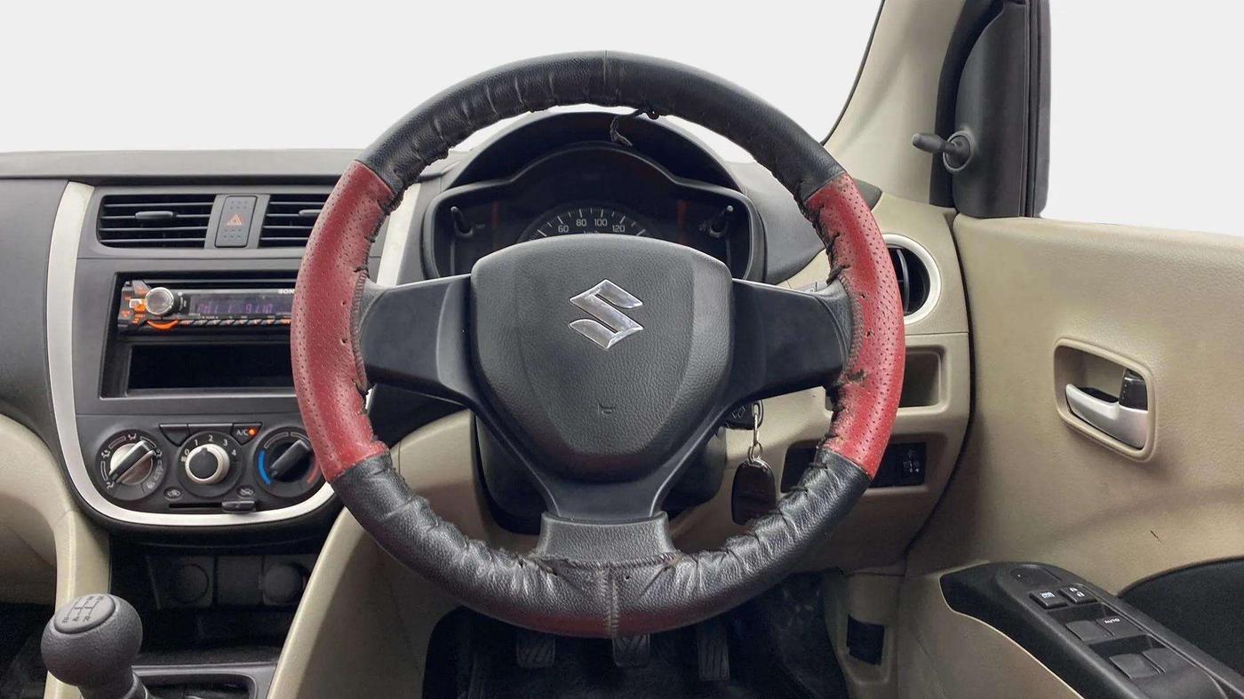 2014 Maruti Celerio VXI, Petrol, Manual, 31,123 km, Steering Wheel Close Up