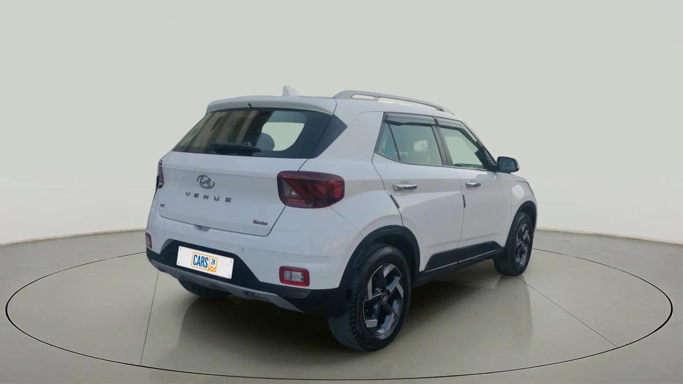 2019 Hyundai VENUE SX 1.0 (O) TURBO, Petrol, Manual, 65,742 km, Right Back Diagonal