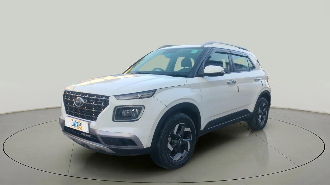 2019 Hyundai VENUE SX 1.0 (O) TURBO, Petrol, Manual, 65,742 km, Left Front Diagonal