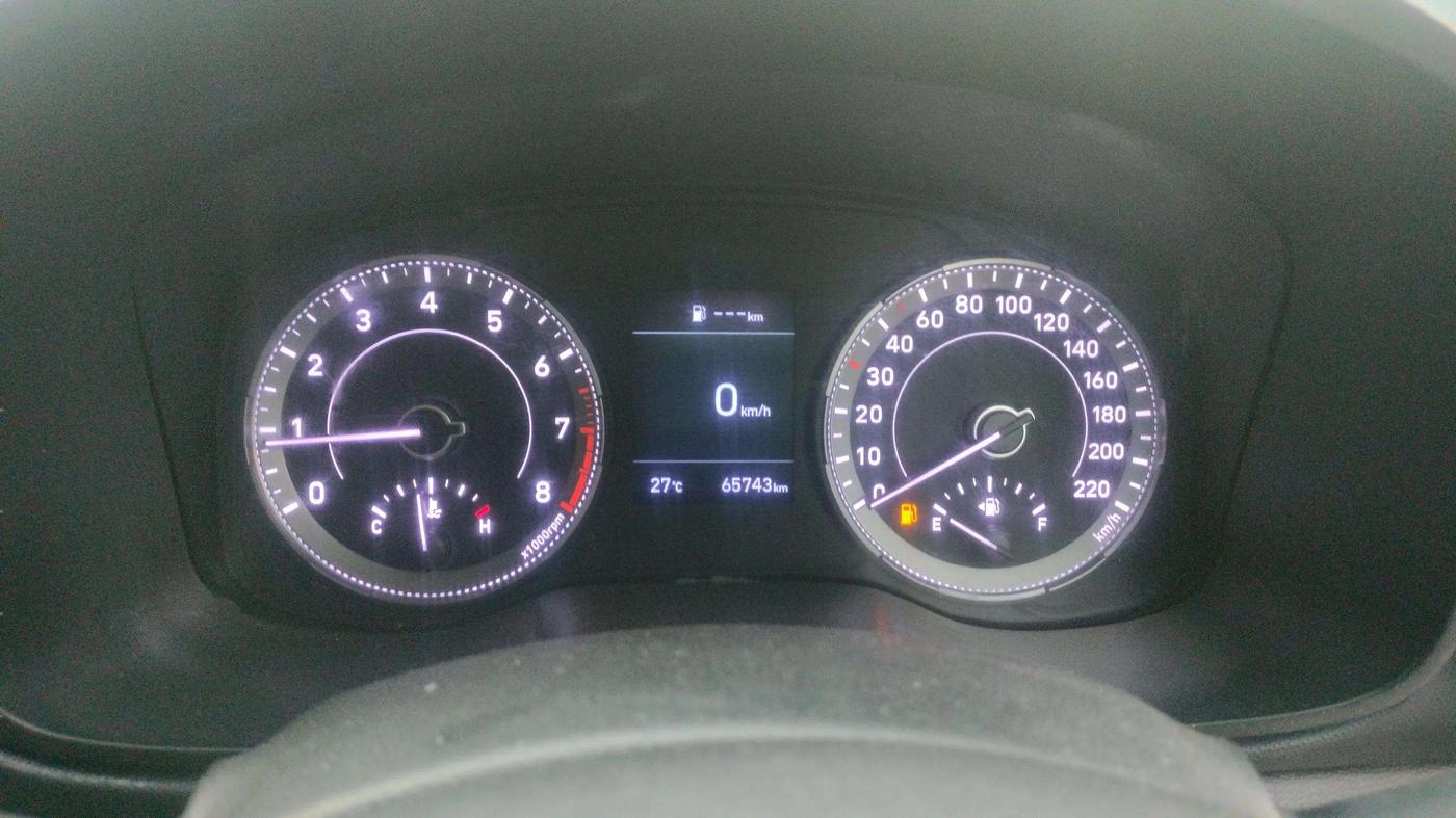 2019 Hyundai VENUE SX 1.0 (O) TURBO, Petrol, Manual, 65,742 km, Odometer Image