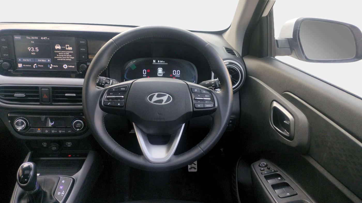 2024 Hyundai EXTER SX(O) 1.2 AMT, Petrol, Automatic, 10,923 km, Steering Wheel Close Up