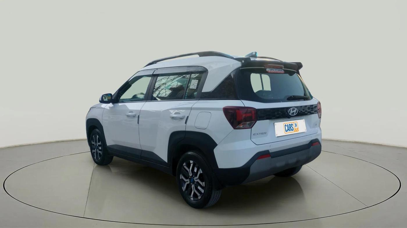 2024 Hyundai EXTER SX(O) 1.2 AMT, Petrol, Automatic, 10,923 km, Left Back Diagonal