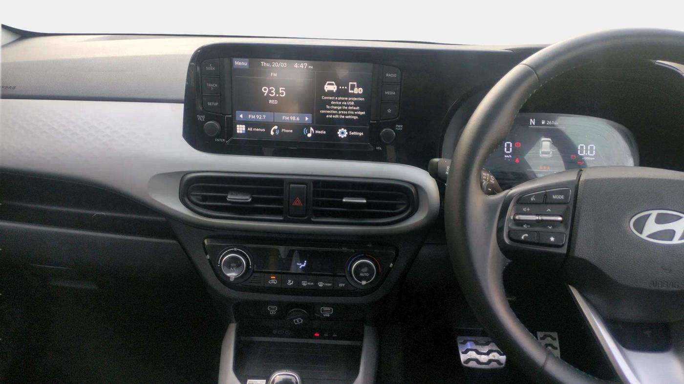 2024 Hyundai EXTER SX(O) 1.2 AMT, Petrol, Automatic, 10,923 km, Air Conditioner