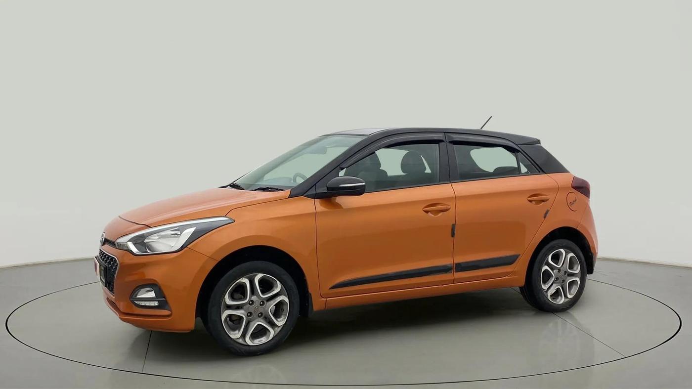 2019 Hyundai Elite i20 SPORTZ PLUS 1.2 DUAL TONE, Petrol, Manual, 39,946 km, Left Front Diagonal