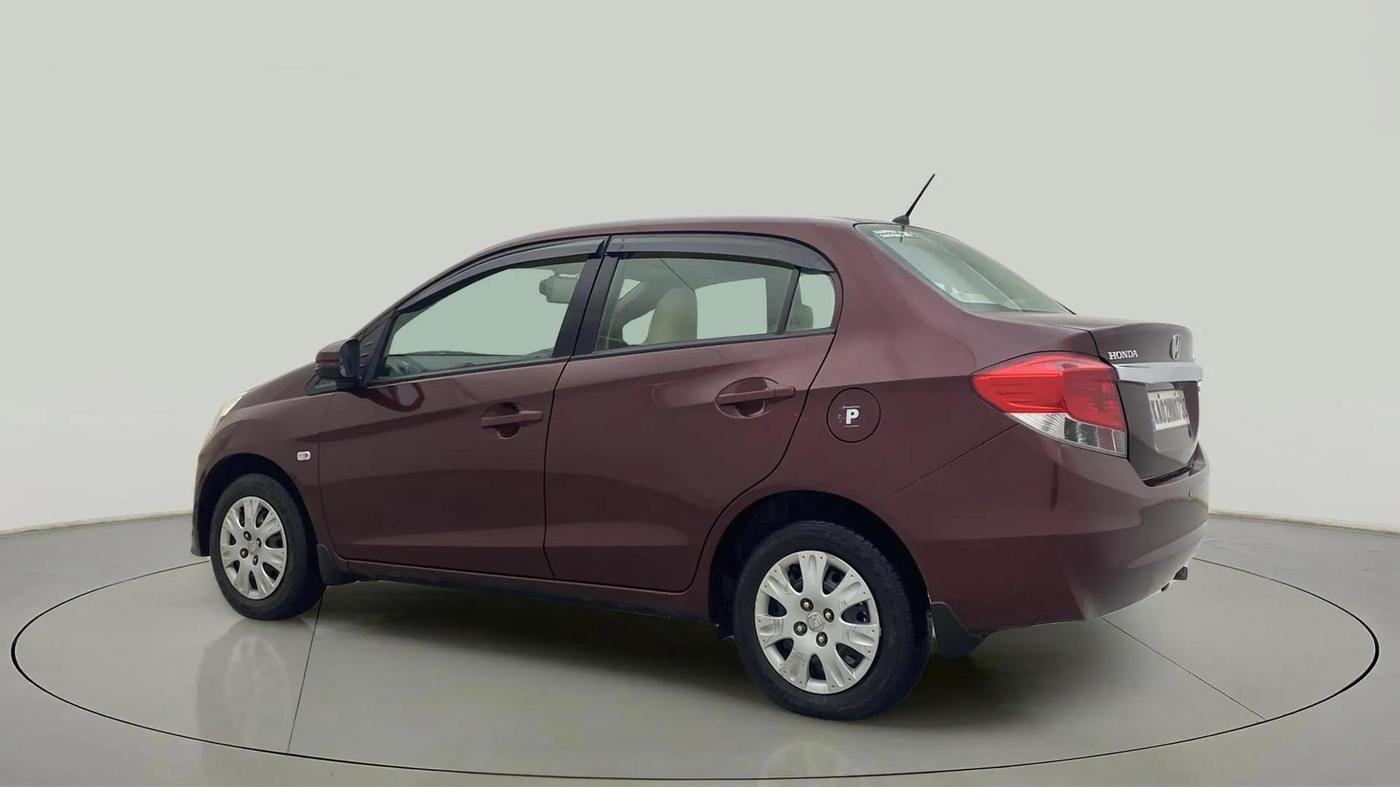 2015 Honda Amaze 1.2L I-VTEC S, Petrol, Manual, 9,360 km, Left Back Diagonal