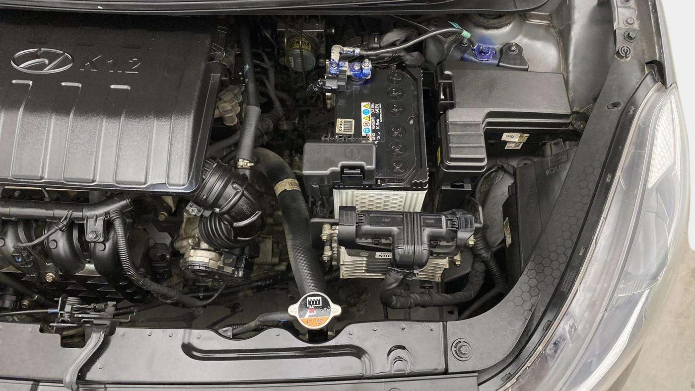 2021 Hyundai GRAND I10 NIOS SPORTZ AMT 1.2 KAPPA VTVT, Petrol, Automatic, 30,797 km, Engine View - Left