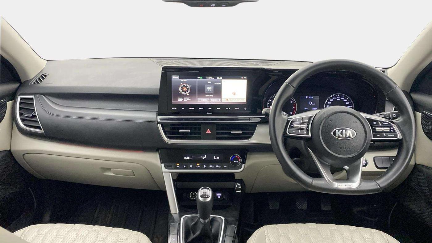 2021 KIA SELTOS HTX 1.5 PETROL, Petrol, Manual, 23,686 km, Dashboard