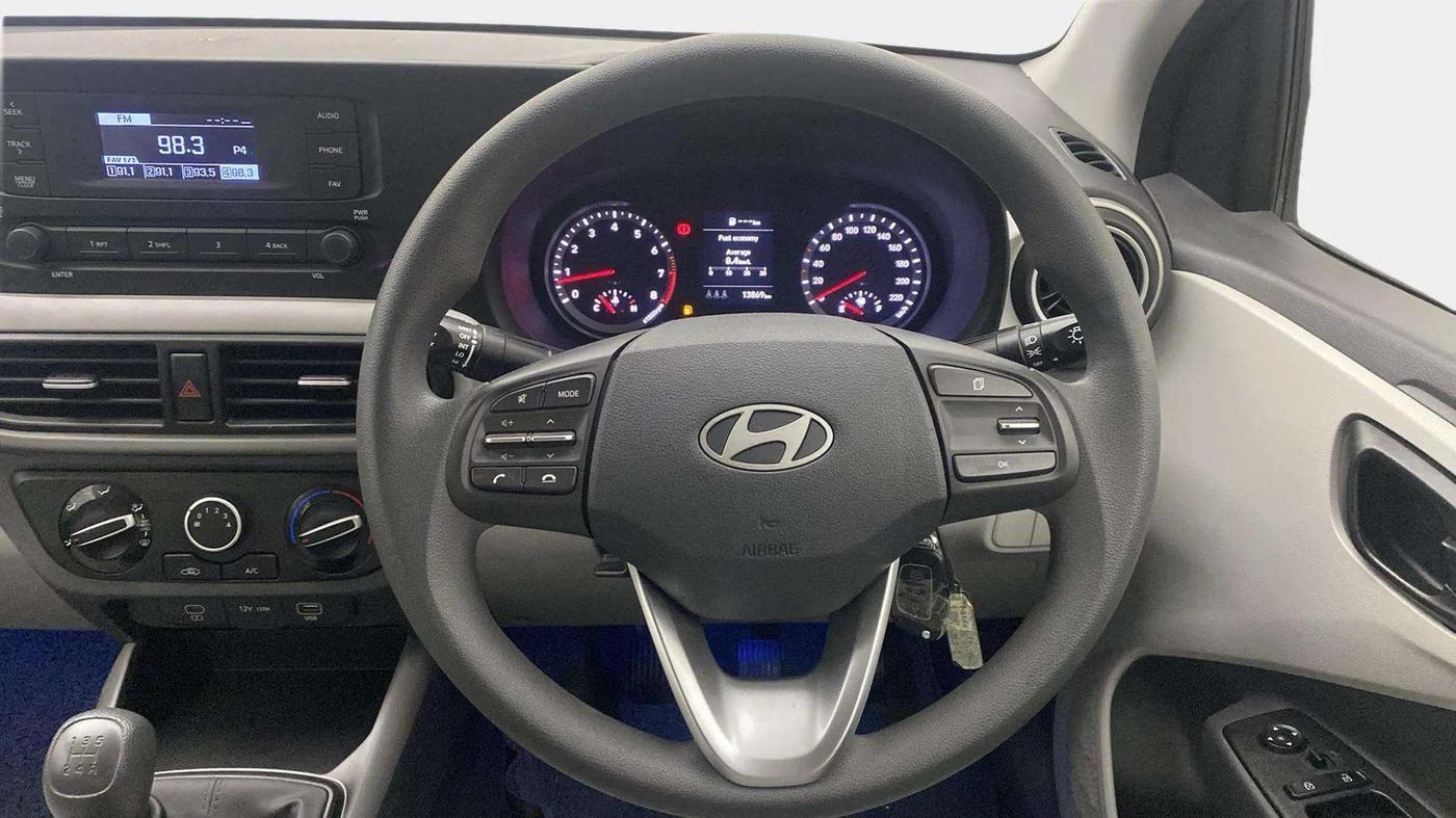 2023 Hyundai GRAND I10 NIOS MAGNA 1.2 KAPPA VTVT, Petrol, Manual, 13,869 km, Steering Wheel Close Up