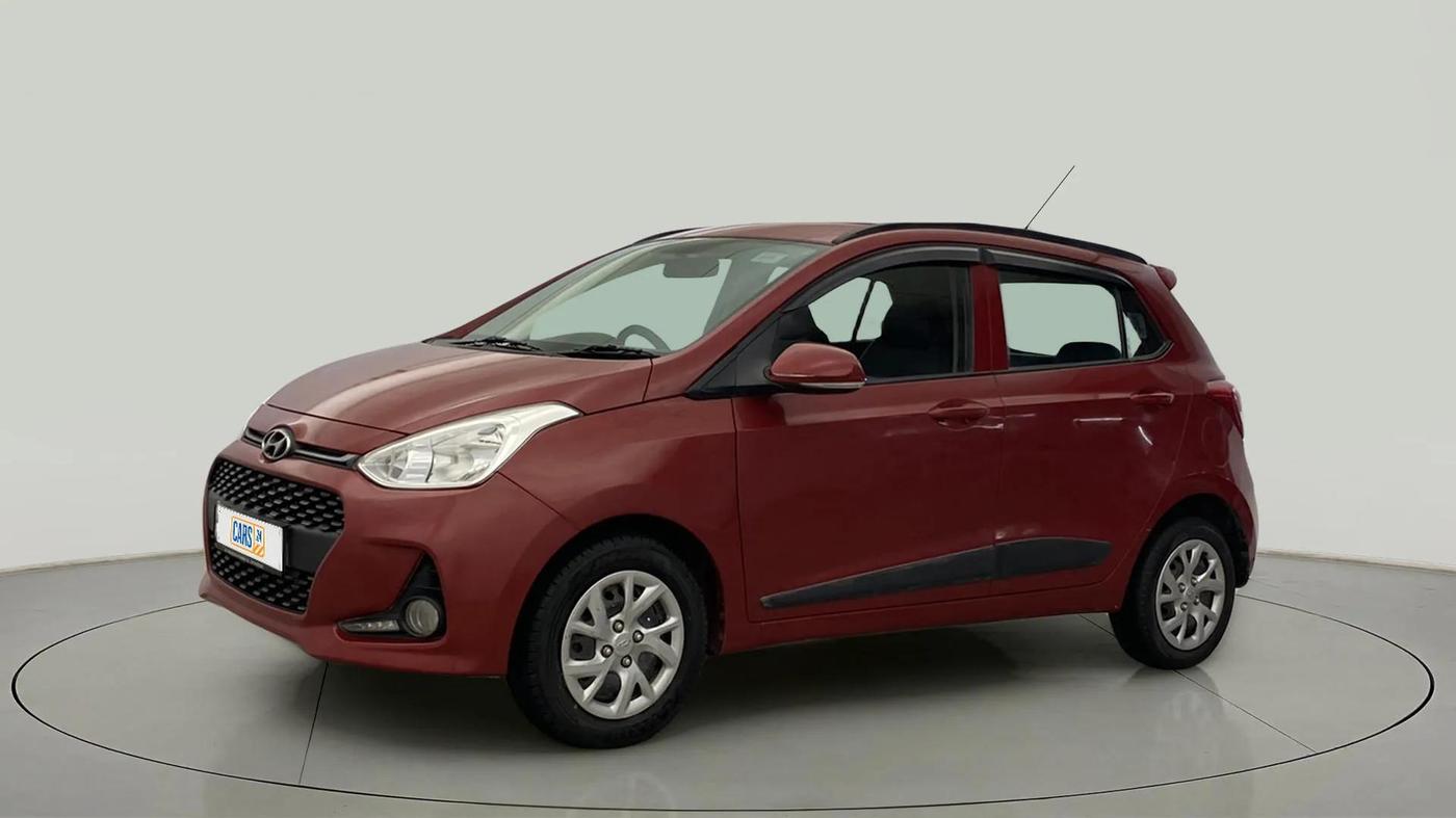 2018 Hyundai Grand i10 SPORTZ 1.2 KAPPA VTVT, Petrol, Manual, 24,408 km, Left Front Diagonal
