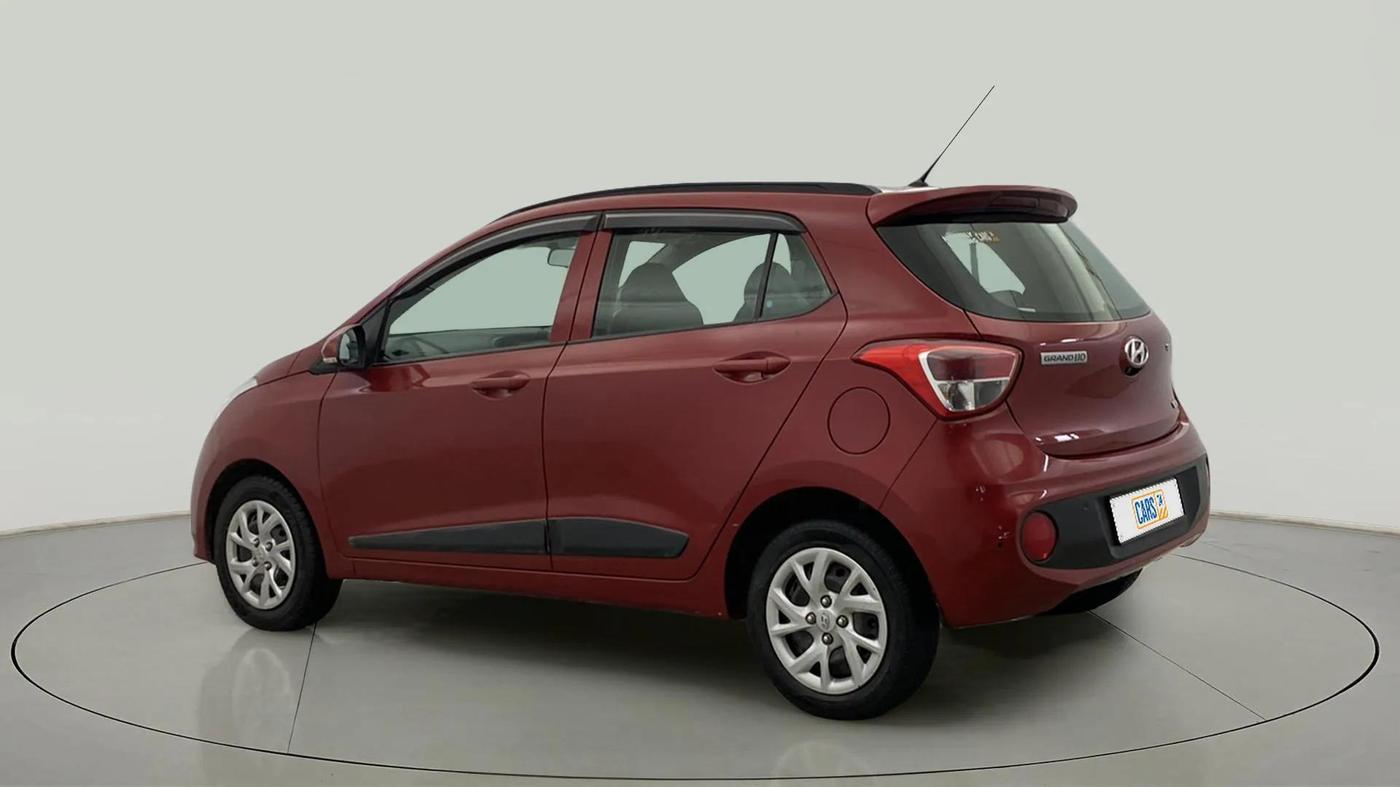 2018 Hyundai Grand i10 SPORTZ 1.2 KAPPA VTVT, Petrol, Manual, 24,408 km, Left Back Diagonal