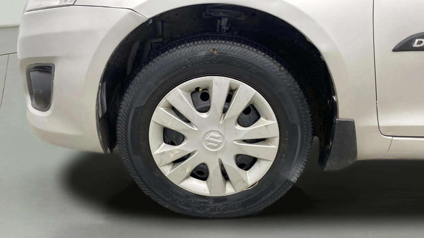 2013 Maruti Swift Dzire VXI, Petrol, Manual, 22,430 km, Left Front Wheel