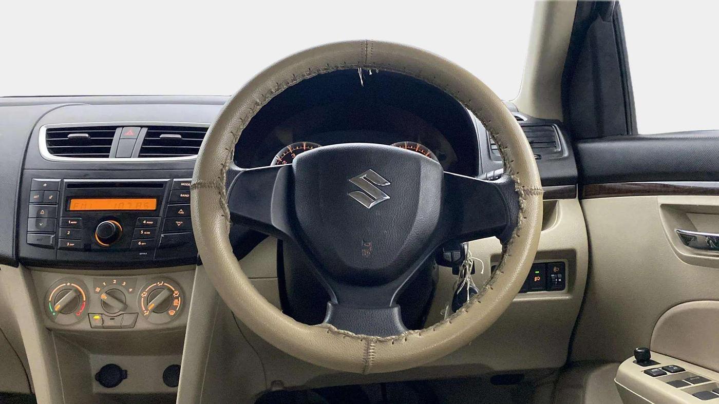 2013 Maruti Swift Dzire VXI, Petrol, Manual, 22,430 km, Steering Wheel Close Up