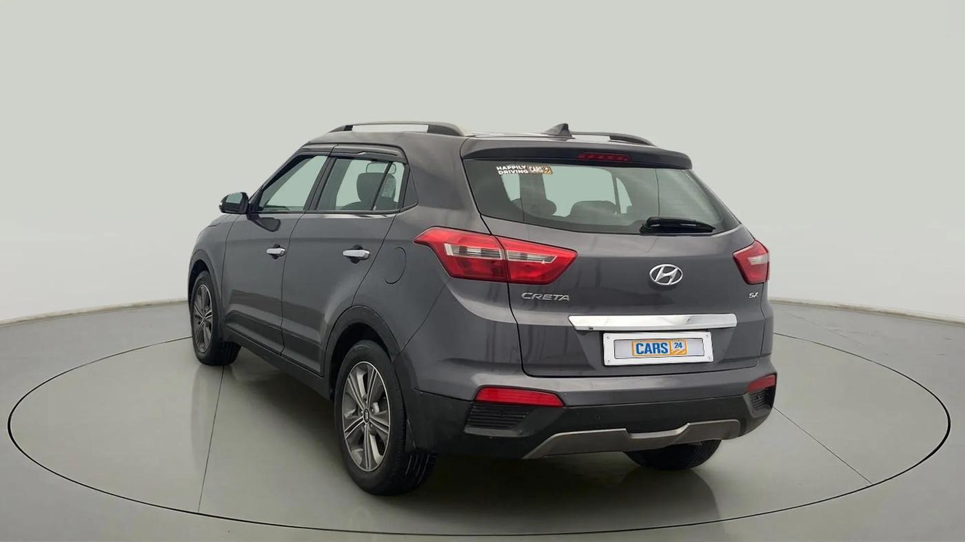 2017 Hyundai Creta SX PLUS AT 1.6 PETROL, Petrol, Automatic, 50,431 km, Left Back Diagonal