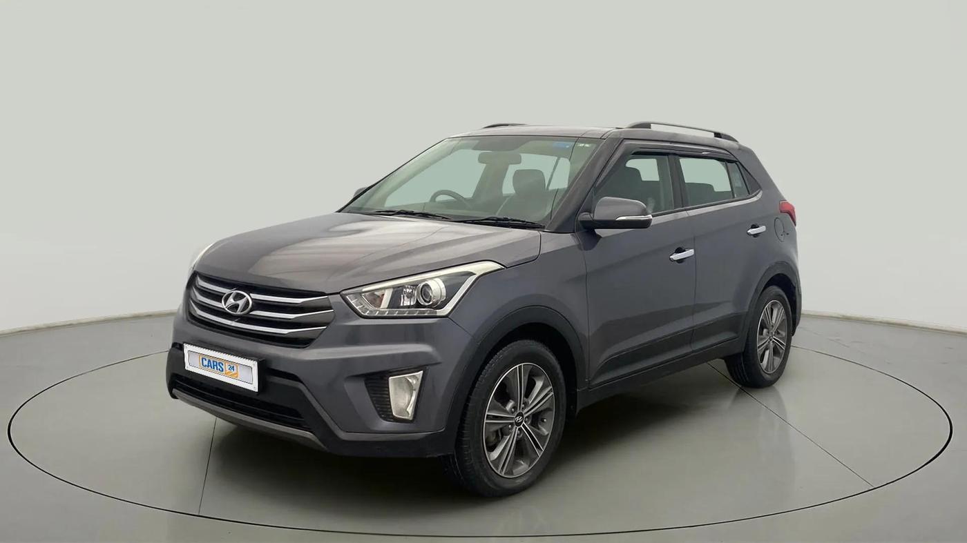 2017 Hyundai Creta SX PLUS AT 1.6 PETROL, Petrol, Automatic, 50,431 km, Left Front Diagonal