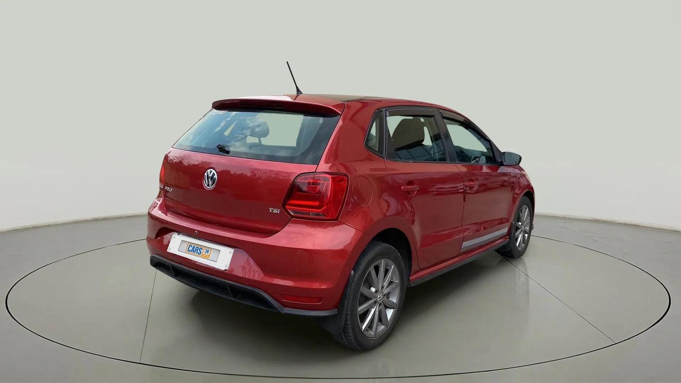 2020 Volkswagen Polo HIGHLINE PLUS 1.0L TSI AT, Petrol, Automatic, 43,812 km, Right Back Diagonal