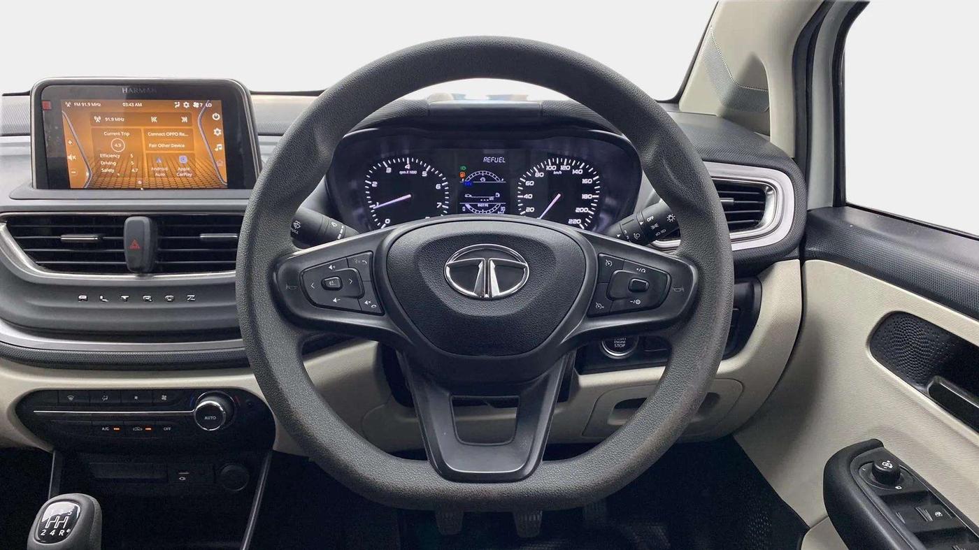 2022 Tata ALTROZ XT PETROL, Petrol, Manual, 11,071 km, Steering Wheel Close Up