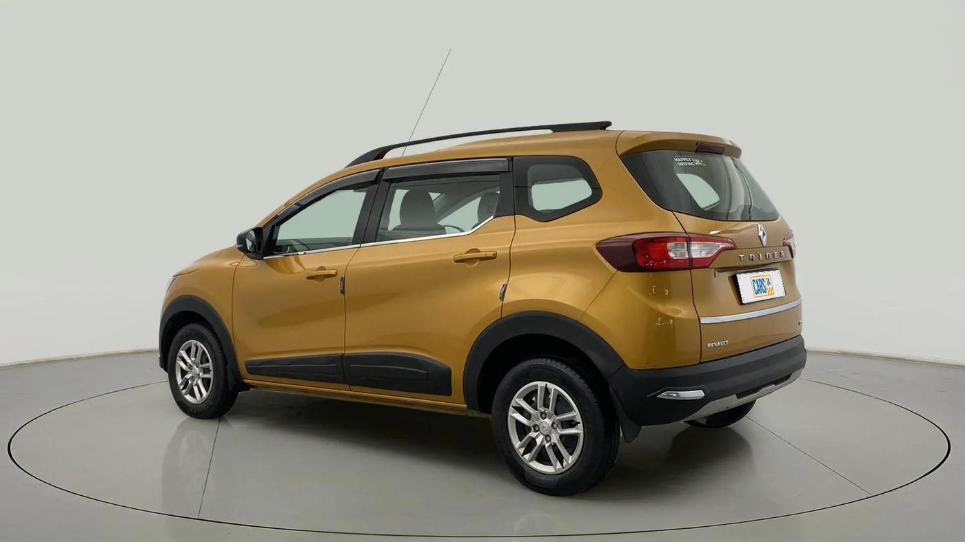 2021 Renault TRIBER RXT AMT, Petrol, Automatic, 8,370 km, Left Back Diagonal