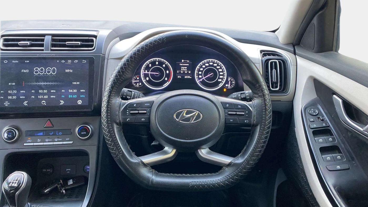 2021 Hyundai Creta SX 1.5 DIESEL, Diesel, Manual, 68,141 km, Steering Wheel Close Up