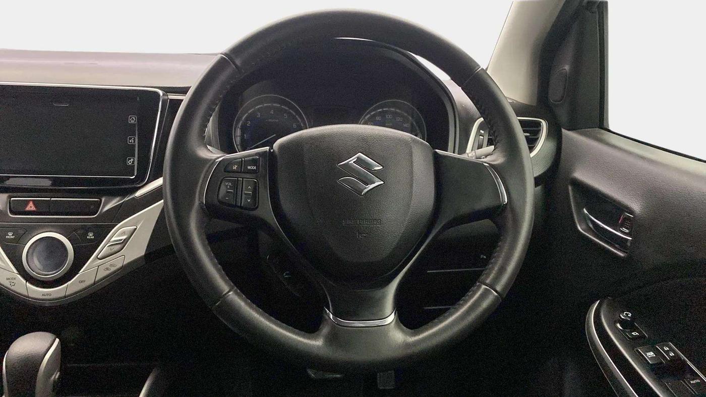 2019 Maruti Baleno ALPHA CVT PETROL 1.2, Petrol, Automatic, 11,936 km, Steering Wheel Close Up