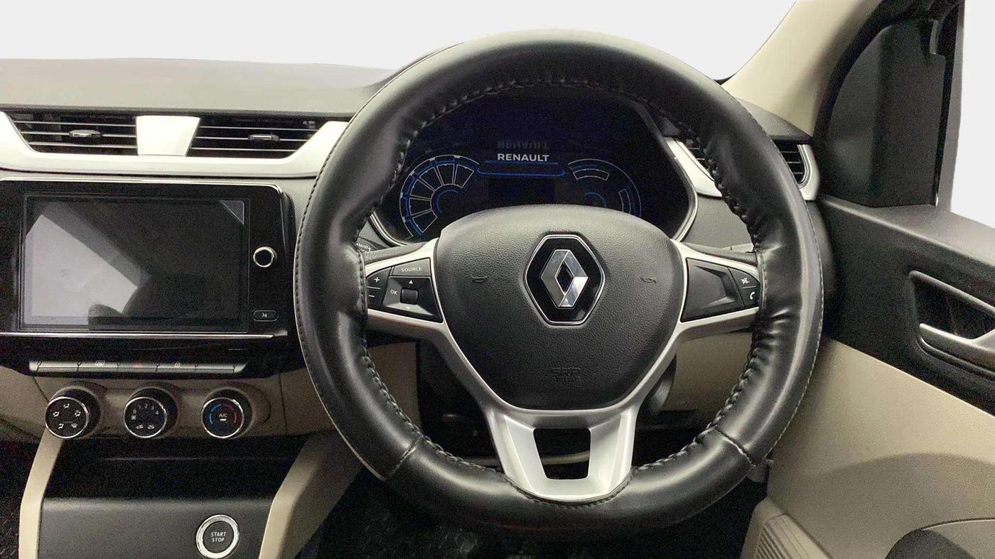 2021 Renault TRIBER RXZ AMT DUAL TONE, Petrol, Automatic, 23,620 km, Steering Wheel Close Up
