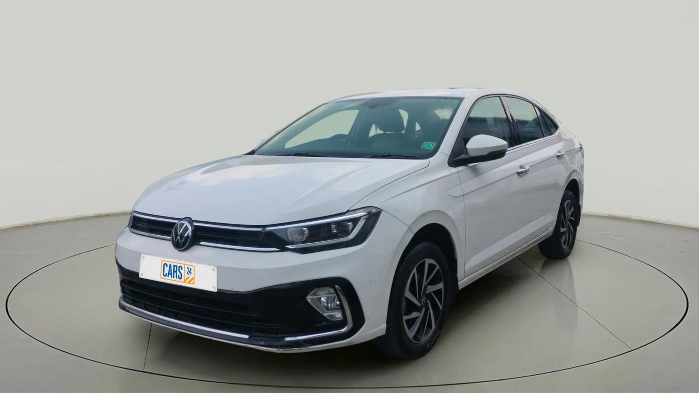2023 Volkswagen VIRTUS TOPLINE TSI 1.0 AT, Petrol, Automatic, 23,916 km, Left Front Diagonal
