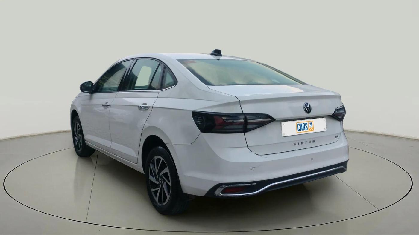 2023 Volkswagen VIRTUS TOPLINE TSI 1.0 AT, Petrol, Automatic, 23,916 km, Left Back Diagonal