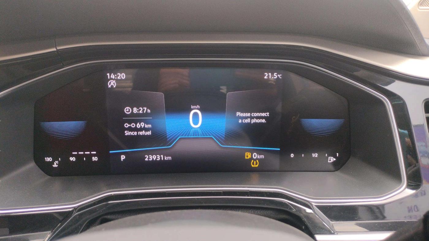 2023 Volkswagen VIRTUS TOPLINE TSI 1.0 AT, Petrol, Automatic, 23,916 km, Odometer Image