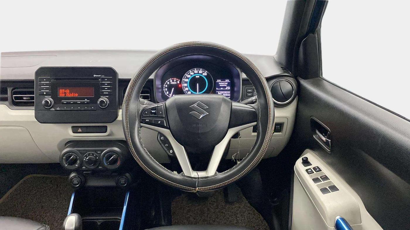 2018 Maruti IGNIS DELTA 1.2 AMT, CNG, Automatic, 35,646 km, Steering Wheel Close Up