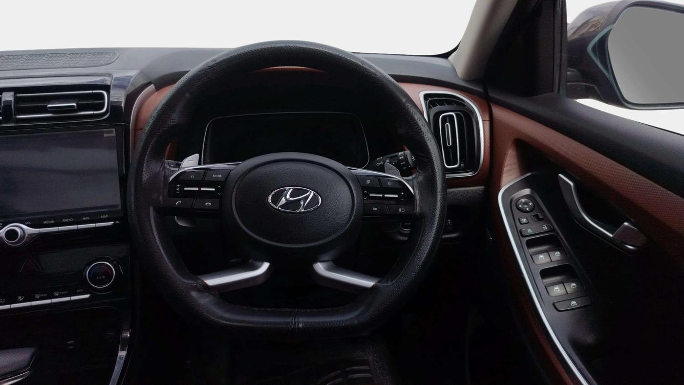 2021 Hyundai ALCAZAR 2.0 SIGNATURE (O) AT 6STR, Petrol, Automatic, 26,591 km, Steering Wheel Close Up