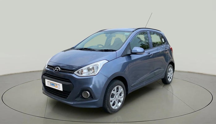 2015 Hyundai Grand i10 SPORTZ 1.2 KAPPA VTVT, Petrol, Manual, 4,198 km, Left Front Diagonal