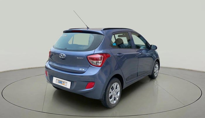 2015 Hyundai Grand i10 SPORTZ 1.2 KAPPA VTVT, Petrol, Manual, 4,198 km, Right Back Diagonal
