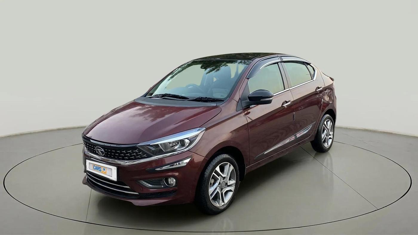 2022 Tata TIGOR XZ PLUS PETROL, Petrol, Manual, 42,360 km, Left Front Diagonal