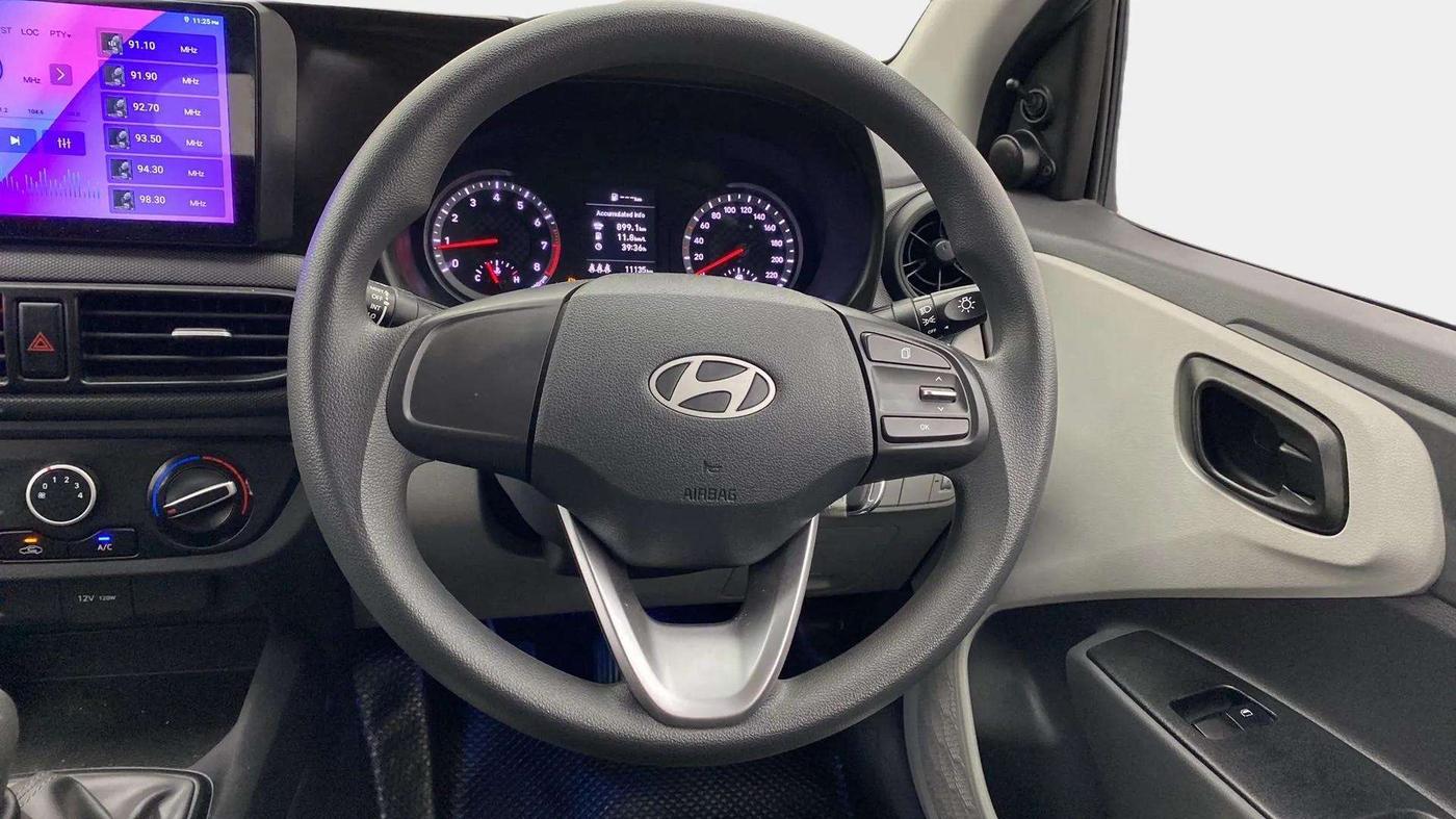 2024 Hyundai GRAND I10 NIOS ERA 1.2 KAPPA VTVT, Petrol, Manual, 11,141 km, Steering Wheel Close Up