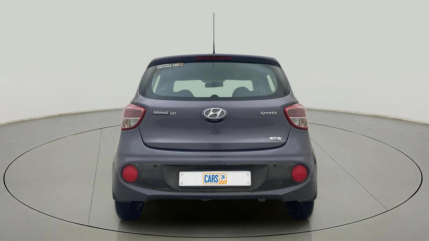 2017 Hyundai Grand i10 SPORTZ 1.2 KAPPA VTVT, Petrol, Manual, 33,998 km, Back/Rear