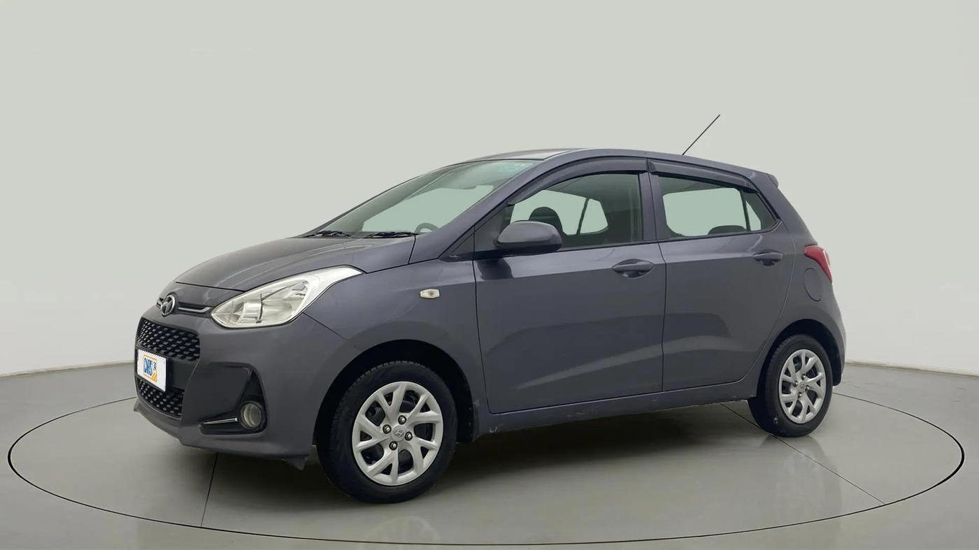 2017 Hyundai Grand i10 SPORTZ 1.2 KAPPA VTVT, Petrol, Manual, 33,998 km, Left Front Diagonal
