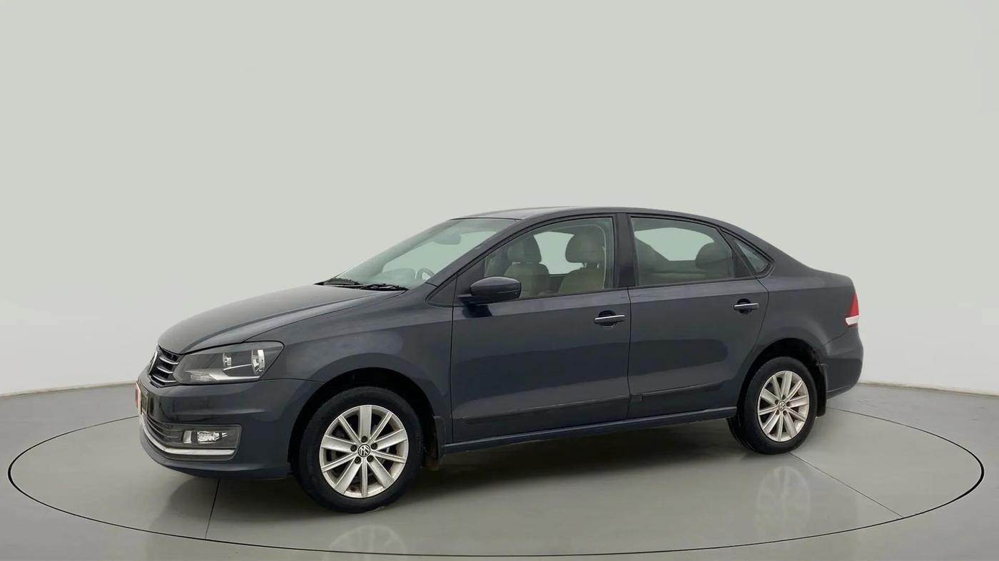 2016 Volkswagen Vento HIGHLINE PETROL AT, Petrol, Automatic, 74,449 km, Left Front Diagonal