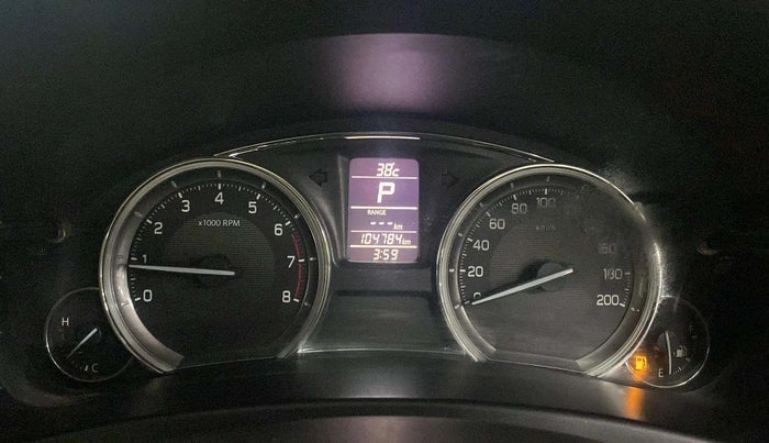 2015 Maruti Ciaz ZXI AT, Petrol, Automatic, 1,04,740 km, Odometer Image