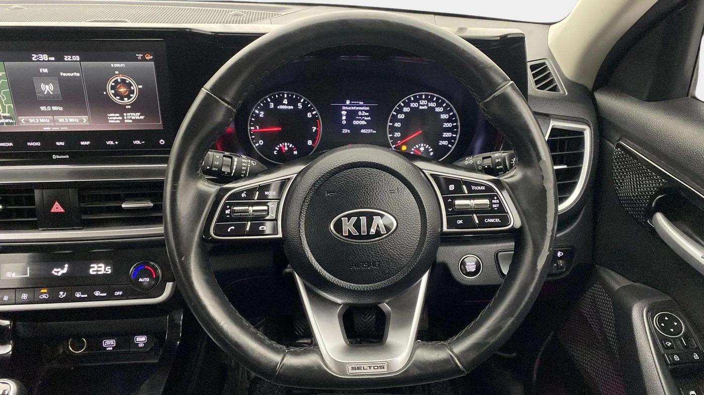 2021 KIA SELTOS HTX ANNIVERSARY EDITION 1.5 PETROL, Petrol, Manual, 46,260 km, Steering Wheel Close Up