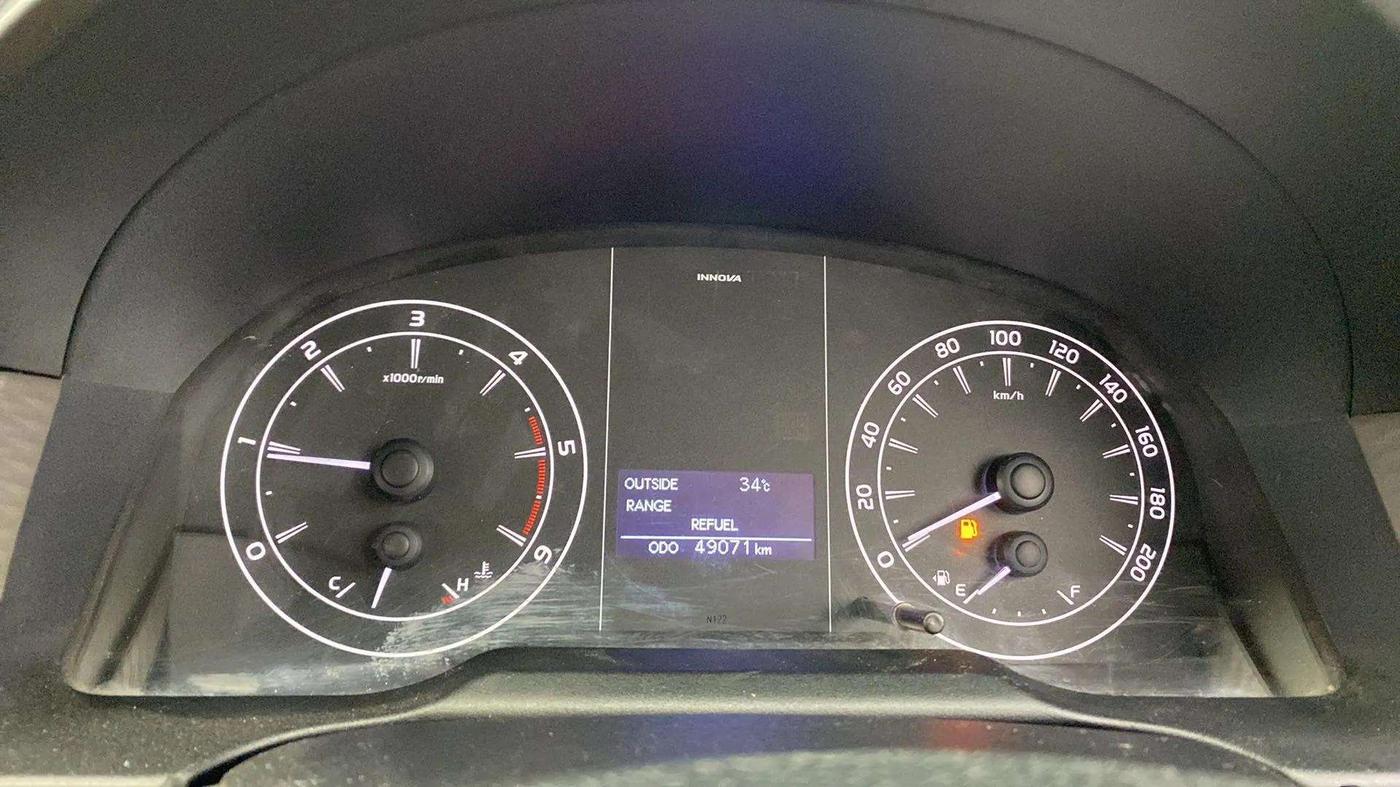 2021 Toyota Innova Crysta 2.4 GX 8 STR, Diesel, Manual, 49,155 km, Odometer Image