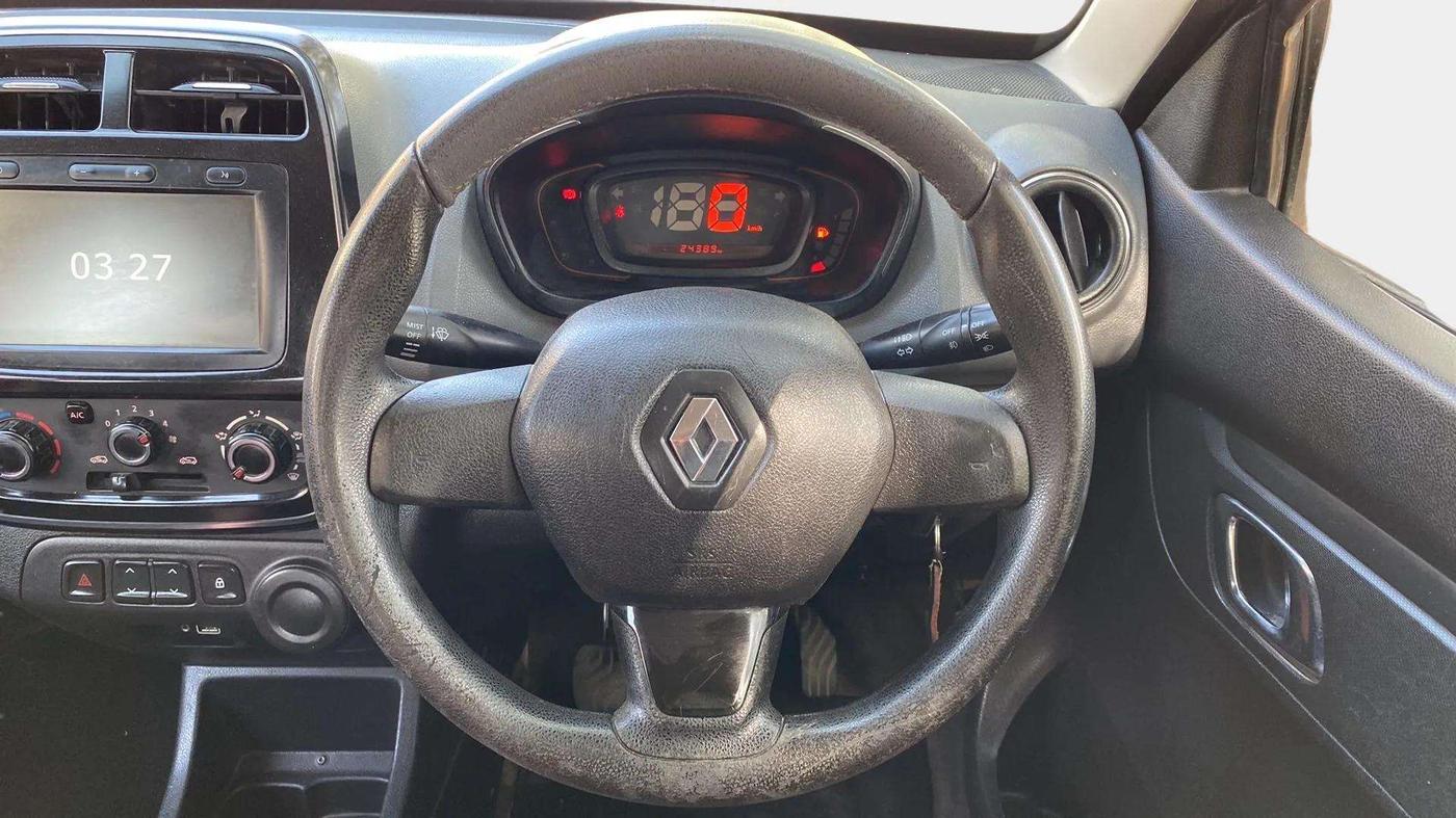 2019 Renault Kwid RXT 0.8 (O), Petrol, Manual, 24,389 km, Steering Wheel Close Up