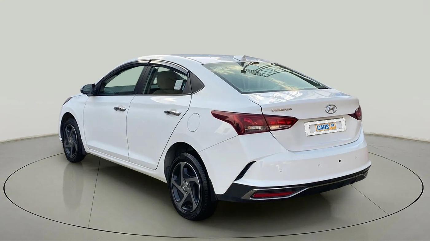 2022 Hyundai Verna S PLUS 1.5 VTVT, Petrol, Manual, 12,345 km, Left Back Diagonal