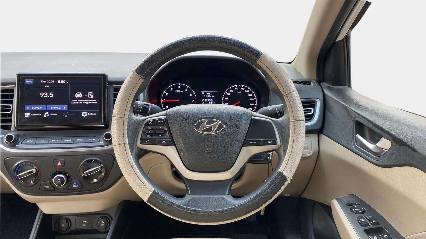 2022 Hyundai Verna S PLUS 1.5 VTVT, Petrol, Manual, 12,345 km, Steering Wheel Close Up