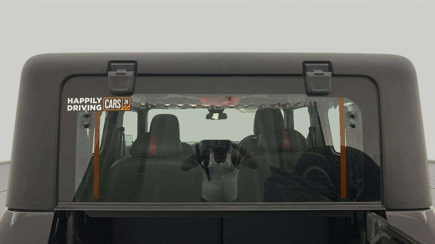 2023 Mahindra Thar LX P 2WD AT HT, Petrol, Automatic, 12,376 km, Rear Windshield