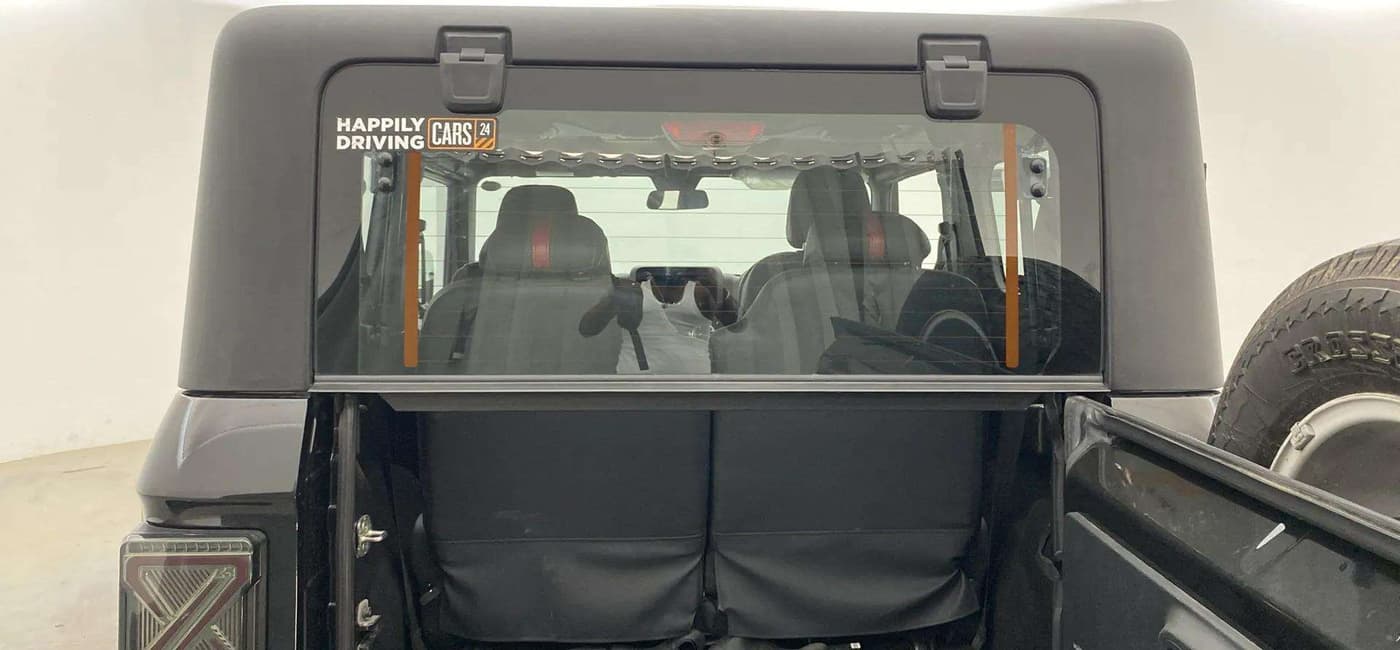 2023 Mahindra Thar LX P 2WD AT HT, Petrol, Automatic, 12,376 km, Boot Door Open
