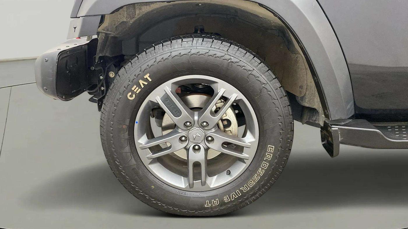 2023 Mahindra Thar LX P 2WD AT HT, Petrol, Automatic, 12,376 km, Left Front Wheel